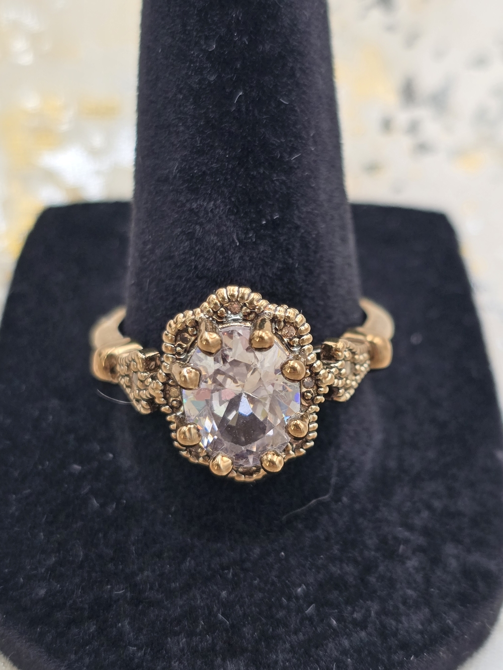 Size 9¼ Marked 925 Rosalie Antique Style Ring